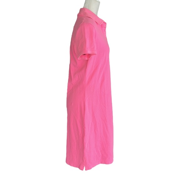 Vineyard Vines Hot Neon Pink Pique Polo Dress - M - Picture 5 of 11
